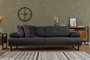 Atelier Del Sofa Mustang Sofá cama de 3 plazas Antracita